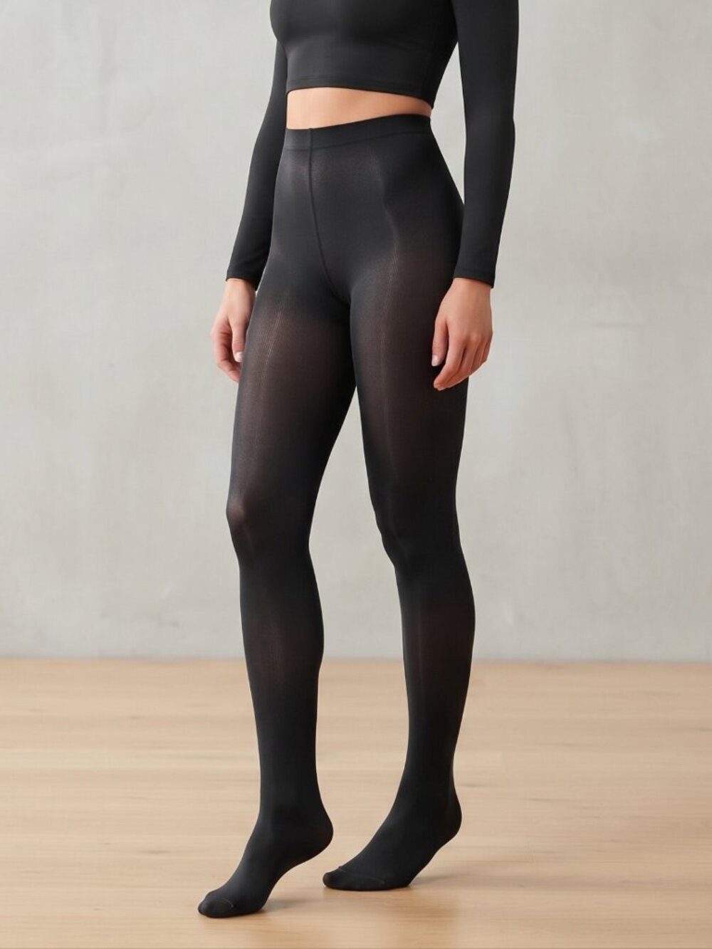 NIP Wildarms 2 Pair Black Full Support Sports Tights Leggings Size S-M